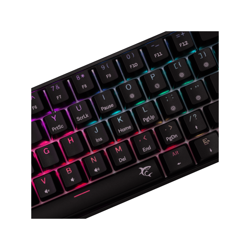 White Shark TASTATURA GK-004111 SHINOBI-2 Crna - Mehanička/ US RED SW. - Image 2