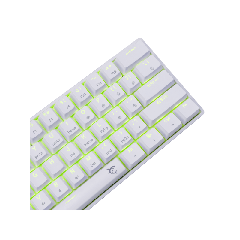 White Shark TASTATURA GK-004221 SHINOBI-2 Bijela - Mehanicka / US - BLUE SW. - Image 3