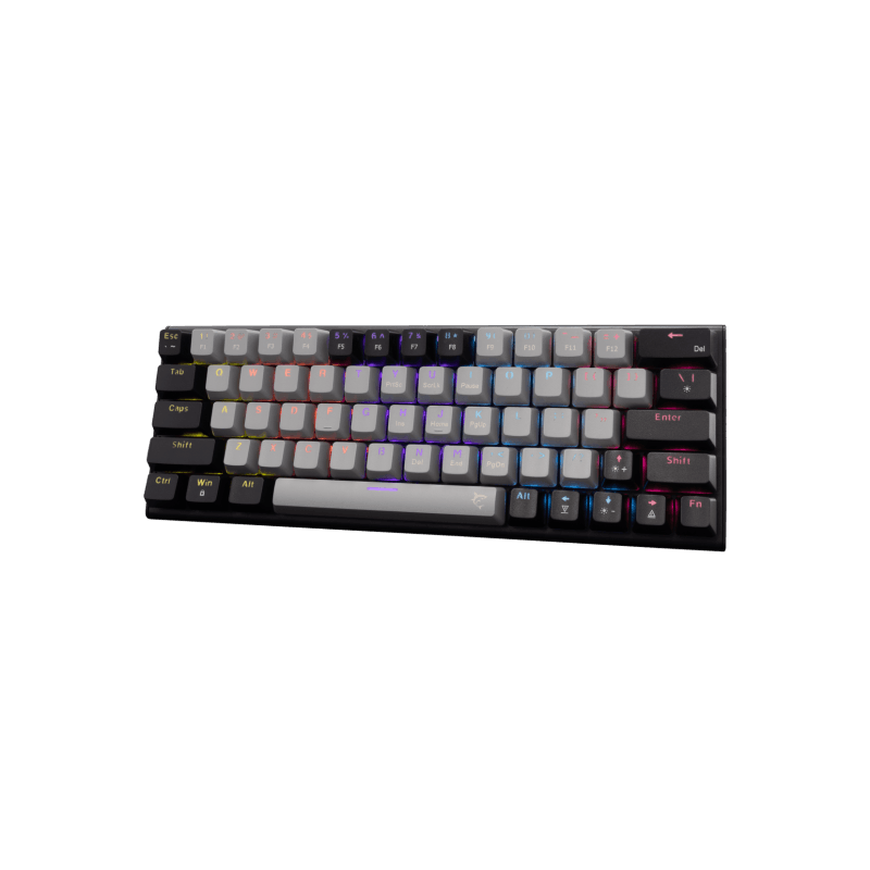 White Shark Tastatura GK-002711V2 WAKIZASHI-2 / Sivo-Crna US-RED