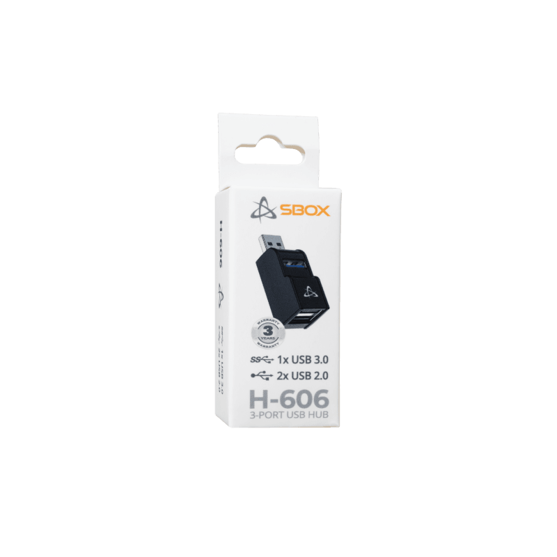 SBOX USB HUB H-606 3 PORT USB-A 3.0 - Image 2