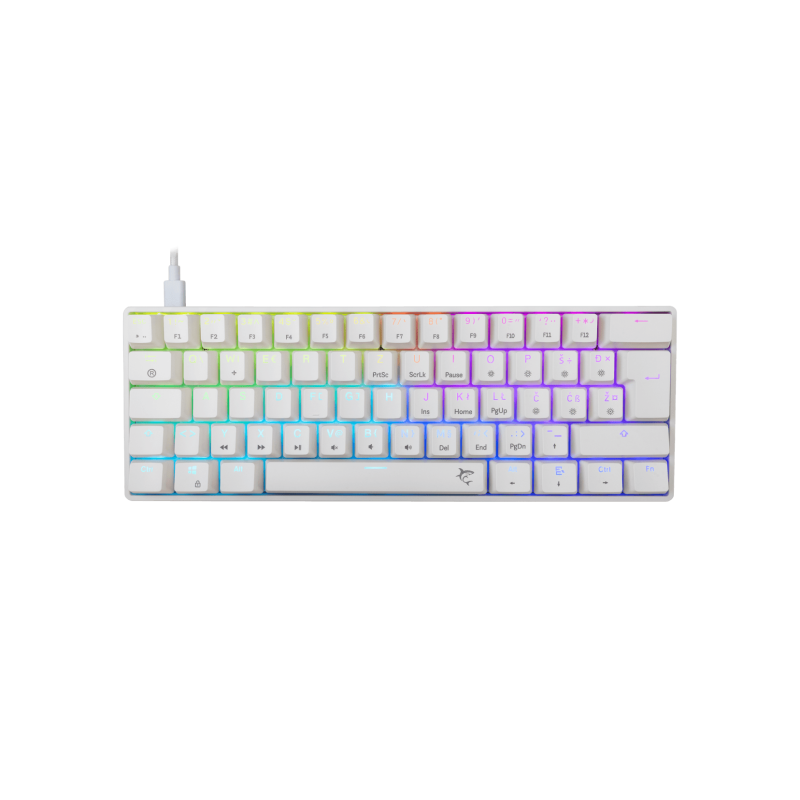 White Shark TASTATURA GK-004232 SHINOBI-2 Bijela- Mehanicka HR BROWN SW.