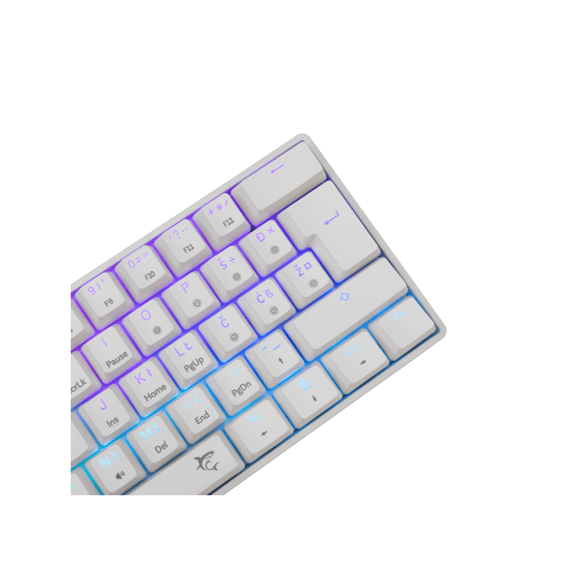 White Shark TASTATURA GK-004232 SHINOBI-2 Bijela- Mehanicka HR BROWN SW. - Image 2