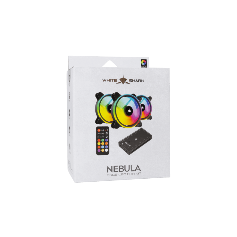 White Shark FAN GCF-S028-004 NEBULA-2 CRNI ARGB KIT - Image 7