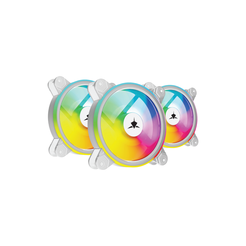 White Shark FAN GCF-S028-005 NEBULA-2 BIJELI ARGB KIT - Image 2