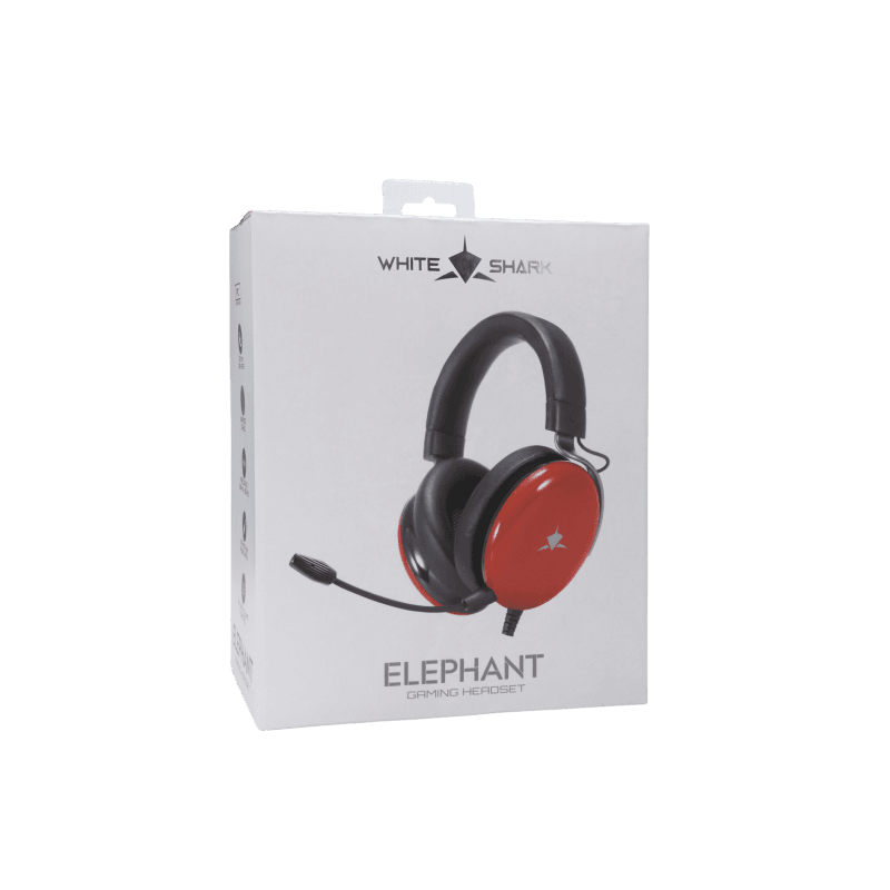 White Shark HEADSET GH-2540 ELEPHANT Red - Image 5