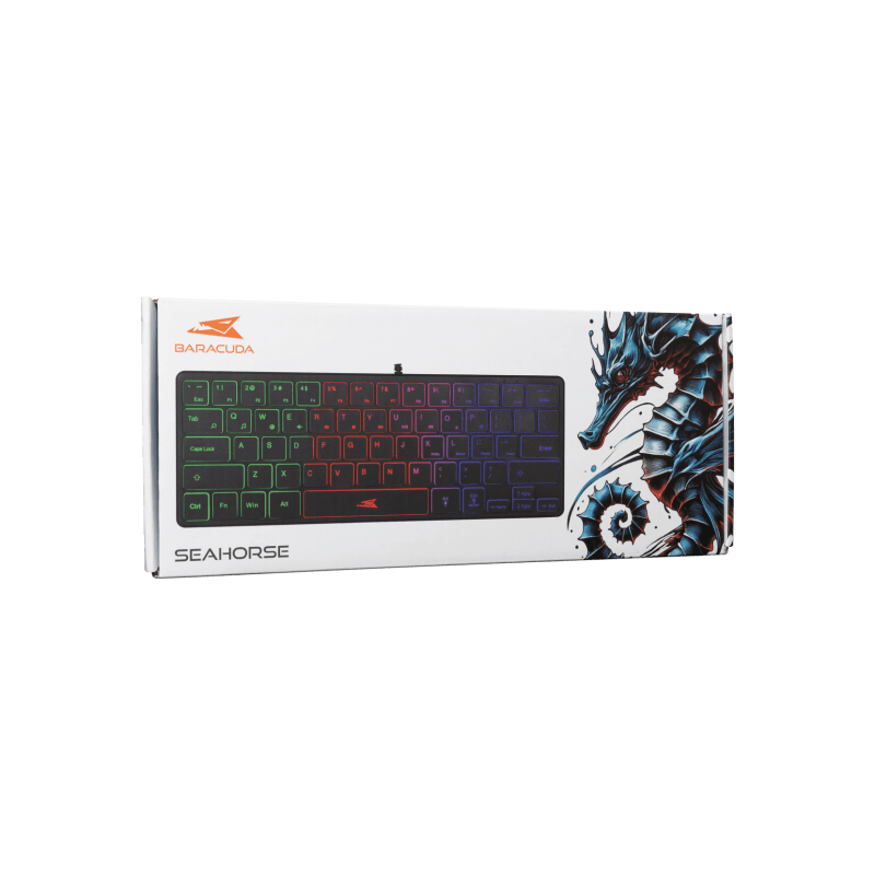 Baracuda TASTATURA BGK-04141 SEAHORSE Crna / US - Image 6