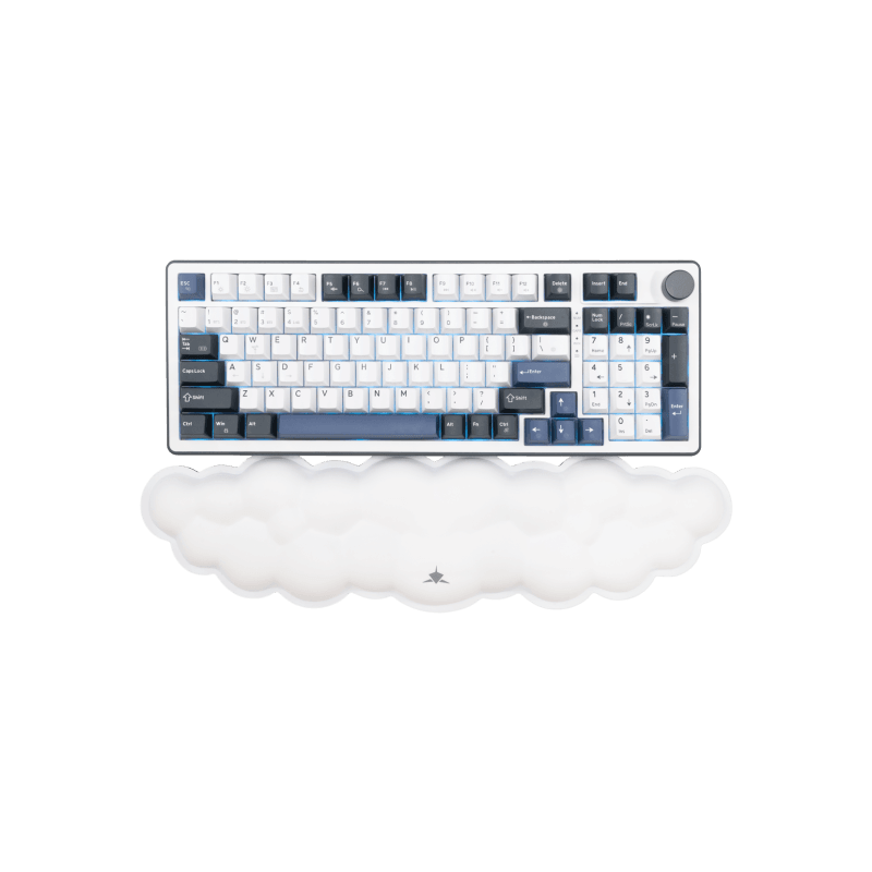 White Shark PODLOGA ZA TASTATURU KP-012 CUMULUS BIJELA - Image 2