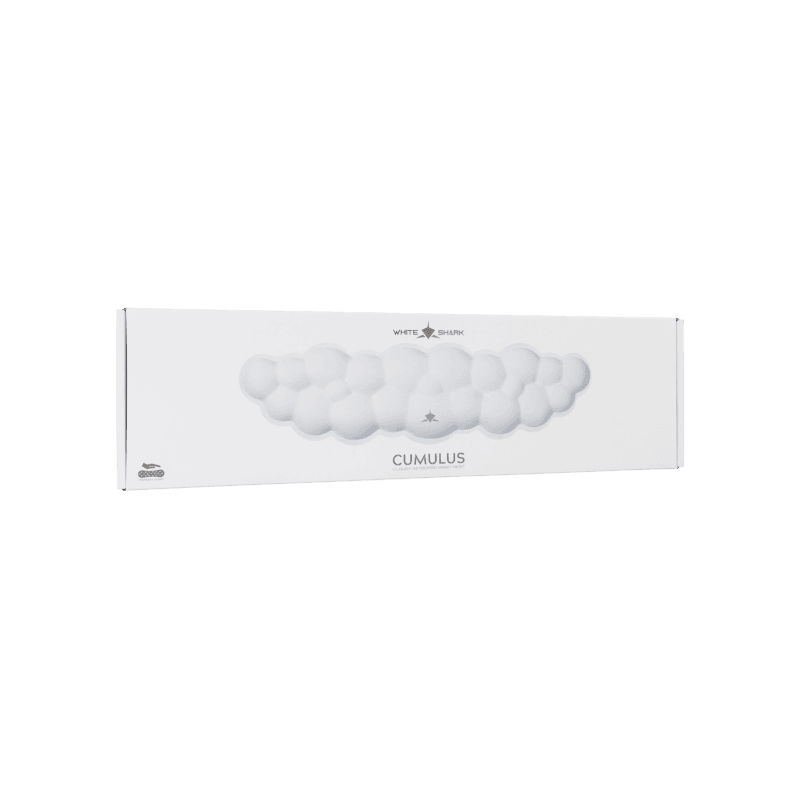 White Shark PODLOGA ZA TASTATURU KP-012 CUMULUS BIJELA - Image 3