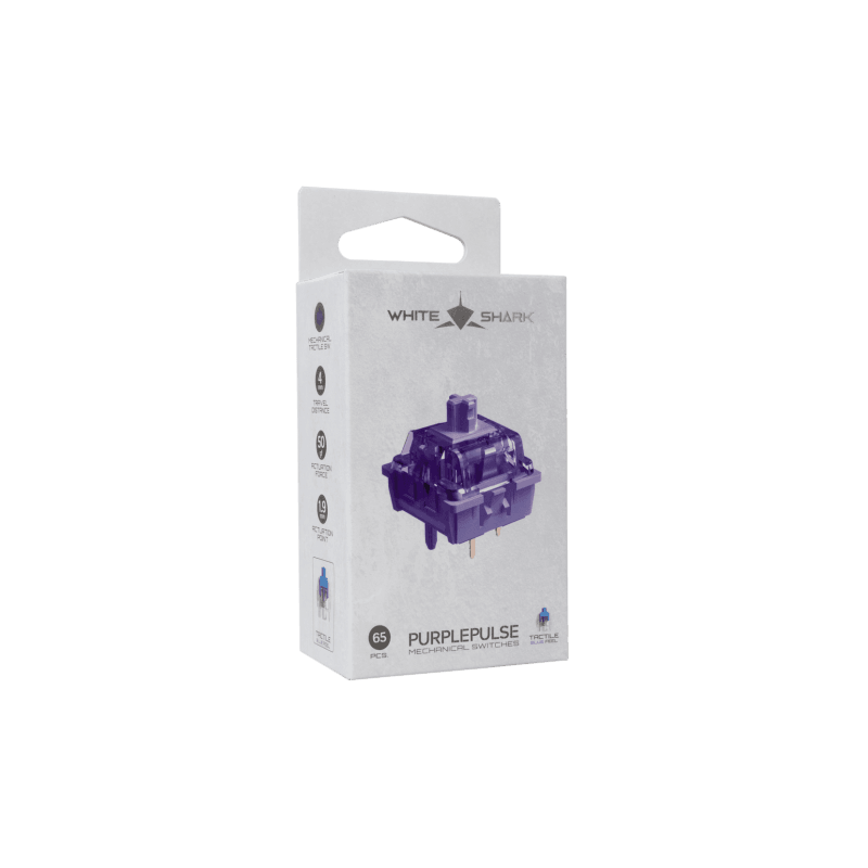 WHITE SHARK MEHANIČKI PREKIDAČ ZA TASTATURU PURPLEPULSE-65 / 65 KOM - Image 4
