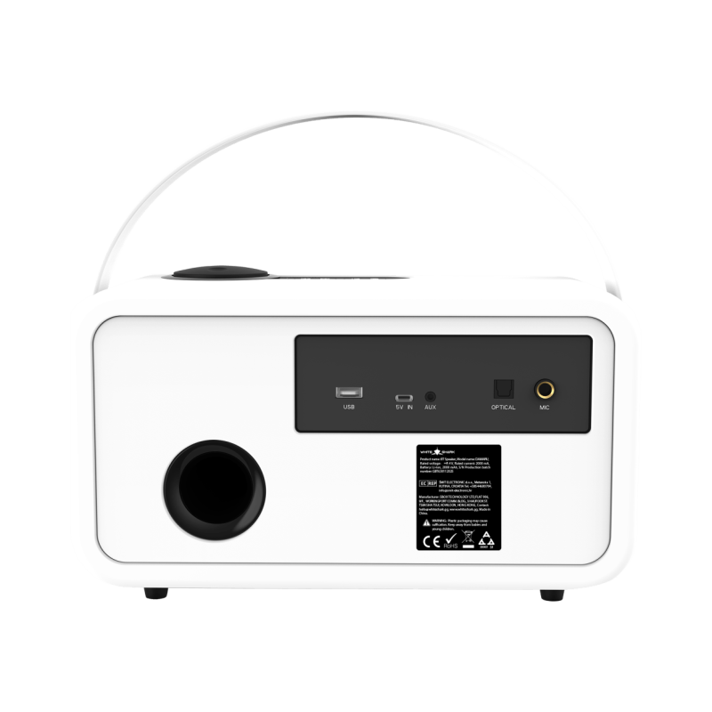White Shark BLUETOOTH ZVUČNIK GBT-630 DAMARU Bijeli - Image 4