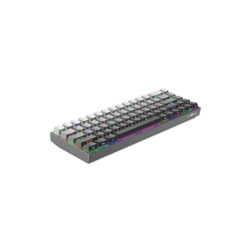White Shark Tastatura GK-007721 NUNCHAKU Siva - Mehanicka US-BLUE SW. - Image 5