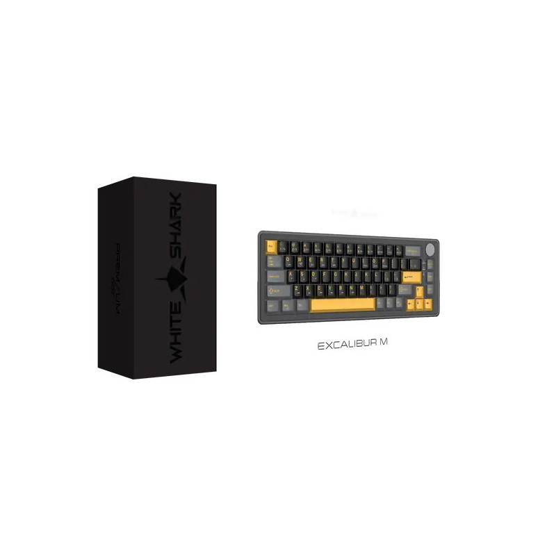 White Shark PL TASTATURA GK-009151 EXCALIBUR-M Crna/ US - Image 5