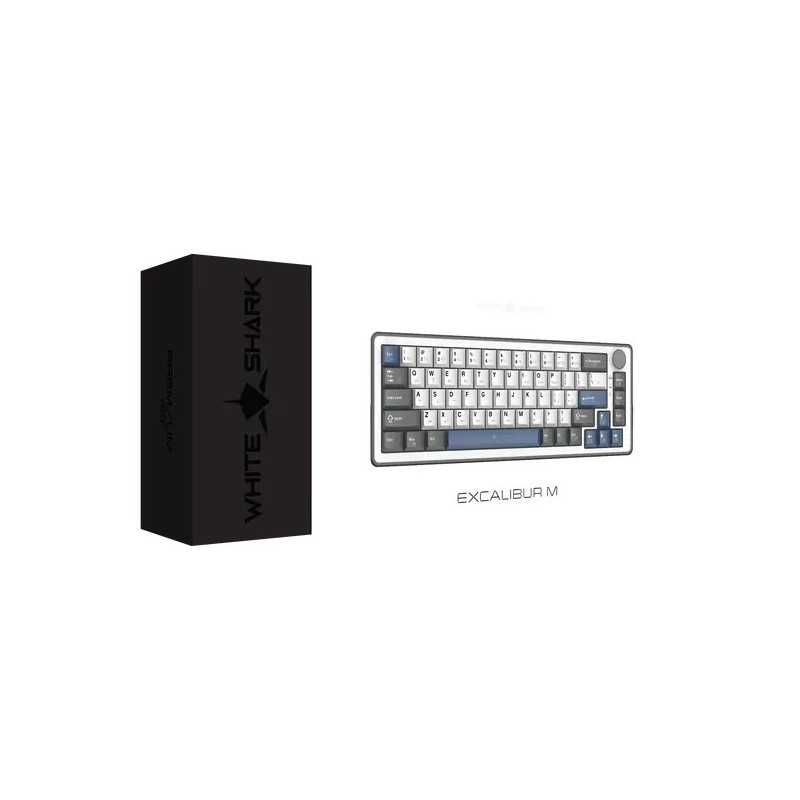 White Shark PL TASTATURA GK-009251 EXCALIBUR-M Bijela/ US - Image 6