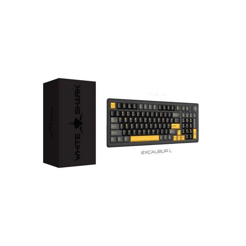 White Shark PL TASTATURA GK-007152 EXCALIBUR L Crna/ HR - Image 10