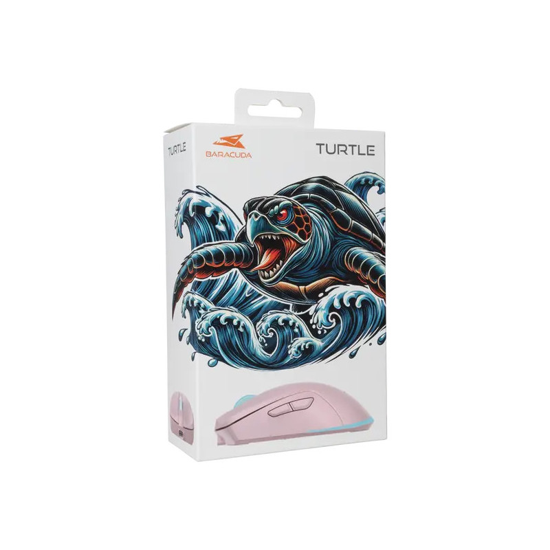 Baracuda MIŠ BGM-124 TURTLE ROZA / 3200 dpi / Wireless - Image 8