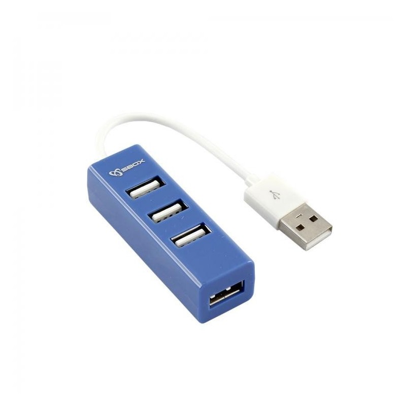 SBOX USB RAZDJELNIK H-204 PLAVI / USB-2.0 4 ULAZA