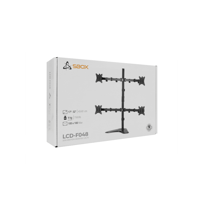 SBOX STALAK LCD-F048-2 (17-32"/4x9kg/100x100) - Image 12