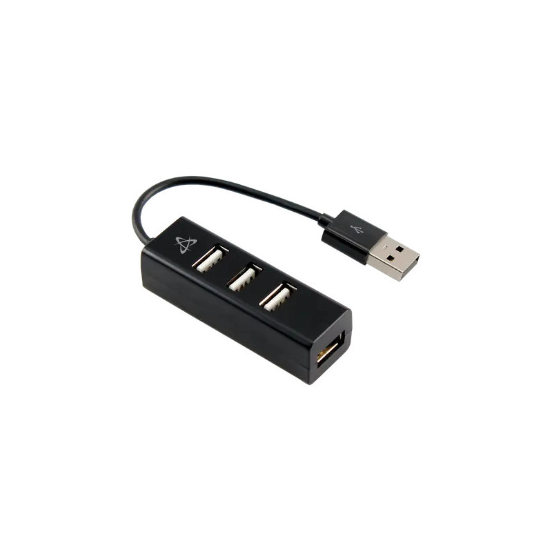 SBOX USB HUB H-204 - USB-2.0 4 Port Crni