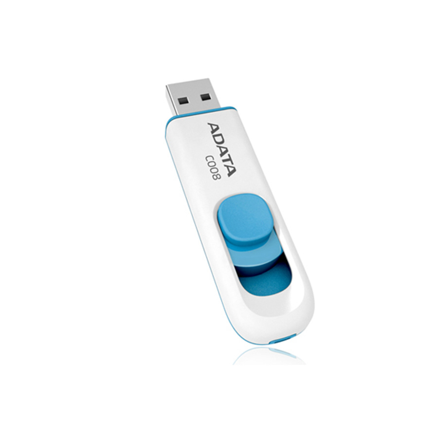 USB Memory stick Adata UFD 16GB C008 White USB 2.0, Brzina čitanja 30 MB/s, Brzina pisanja 10 MB/s,AC008-16G-RWE
