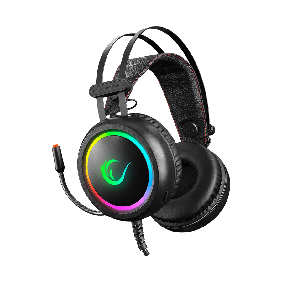 Slušalice sa mikrofonom gaming RAMPAGE STORMY black, 7.1 USB surround, 30505 - Image 2