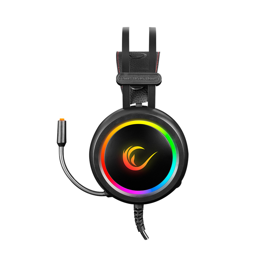 Slušalice sa mikrofonom gaming RAMPAGE STORMY black, 7.1 USB surround, 30505 - Image 3