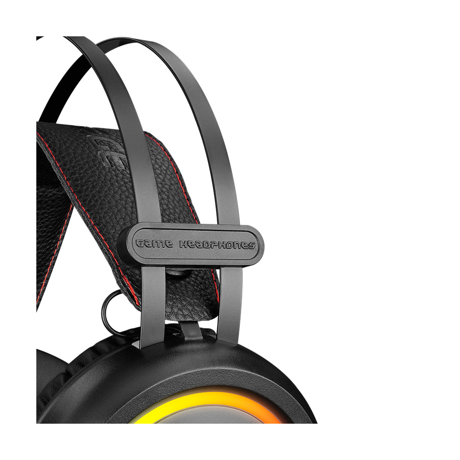 Slušalice sa mikrofonom gaming RAMPAGE STORMY black, 7.1 USB surround, 30505 - Image 6