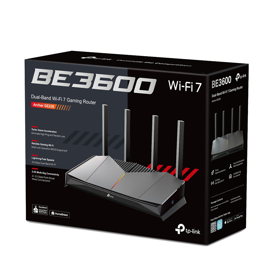ROUTER gaming TP-Link ARCHER GE230 BE3600 Dual-Band Wi-Fi 7, 2.4GHz + 5GHz, 4xAnt, 2.0GHz QC CPU - Image 7