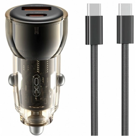 XO CC60 Car charger 60W + Type-C Cable