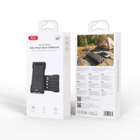 XO Mobile Solar Power Bank 10000mAh PR290 - Image 3