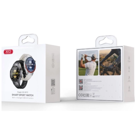 XO Smartwatch W12 Sports Call Black - Image 2