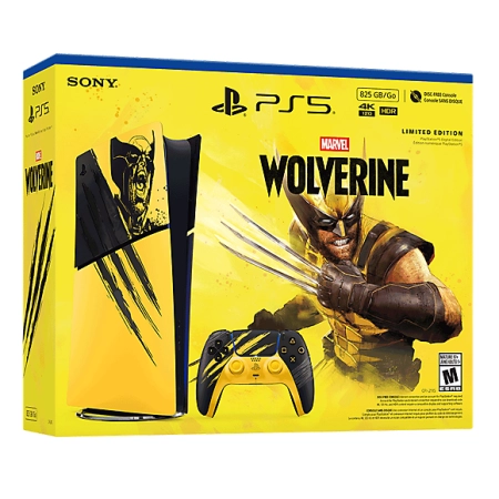Konzola Playstation 5 Slim Digital Edition Marvels Wolverine Battle Yellow Limited Edition - Image 3