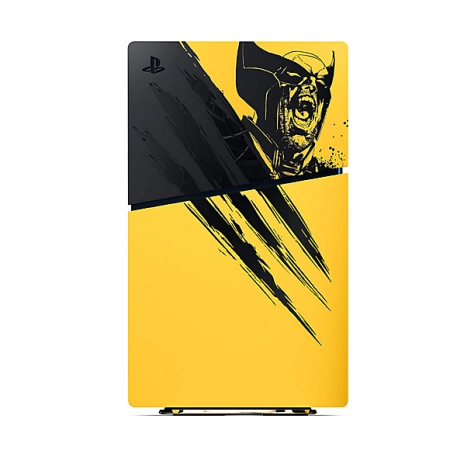 Konzola Playstation 5 Slim Digital Edition Marvels Wolverine Battle Yellow Limited Edition - Image 2