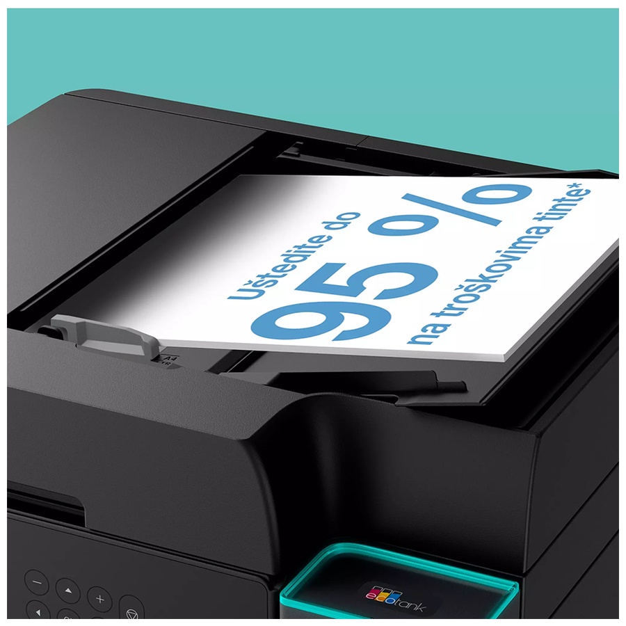 Printer EPSON EcoTank L6370 print/scan/copy/ 35str/min crno-bijelo.23str/min boja. 4800x1200 dpi. ADF, Duplex(scan, copy). WiFi. Crni. Tinte 101 - Image 7