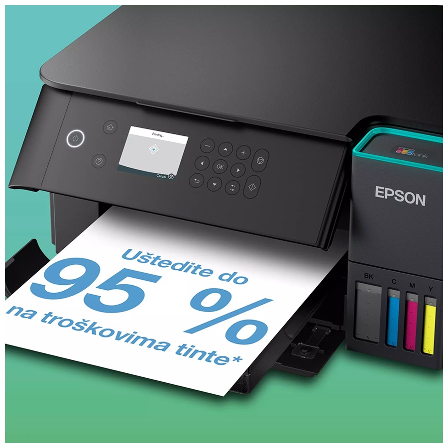 Printer EPSON EcoTank L6360 print/scan/copy/ 33str/min crno-bijelo.20str/min boja. 4800x1200 dpi. ADF, Duplex. WiFi, LAN Tinte 101 - Image 8