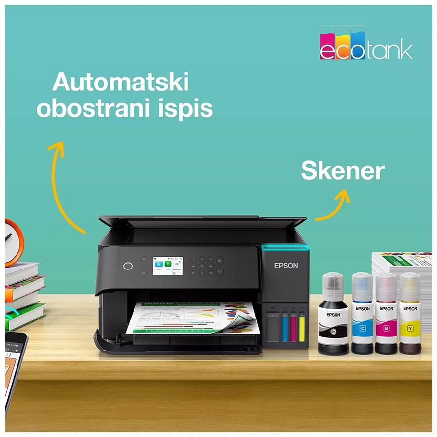 Printer EPSON EcoTank L6360 print/scan/copy/ 33str/min crno-bijelo.20str/min boja. 4800x1200 dpi. ADF, Duplex. WiFi, LAN Tinte 101 - Image 10
