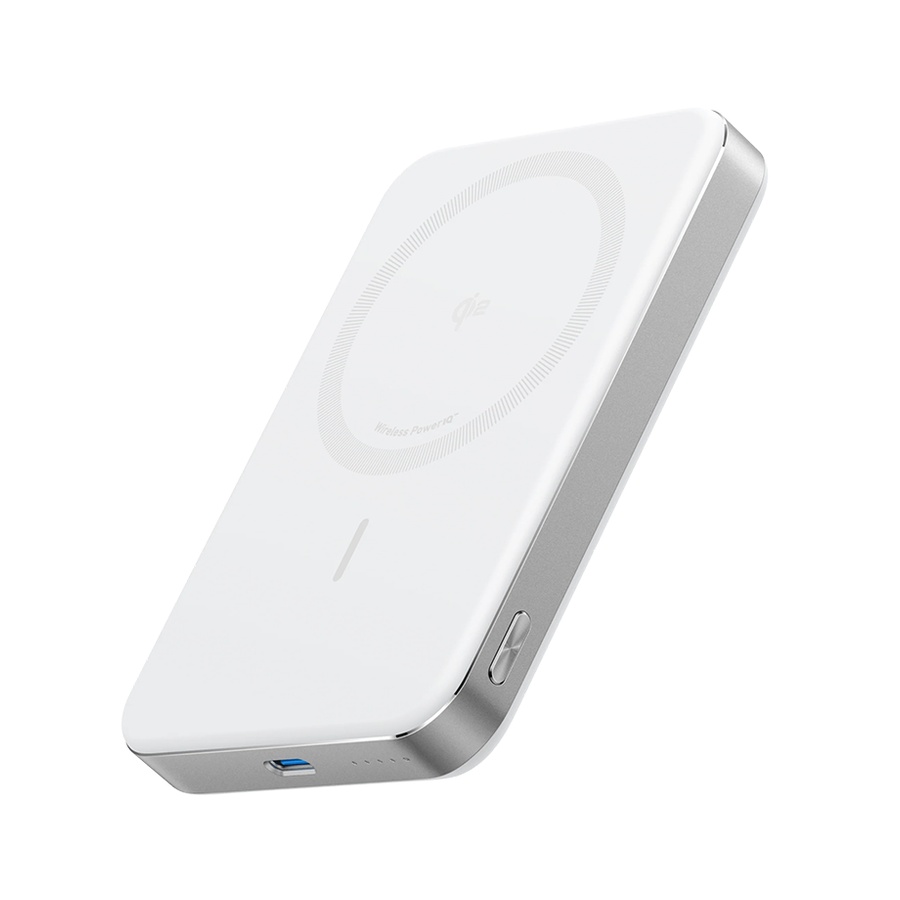 Powerbank Anker MagGo Power Bank (10K, Magnetic Wireless) White, 10000 mAh A1664H21